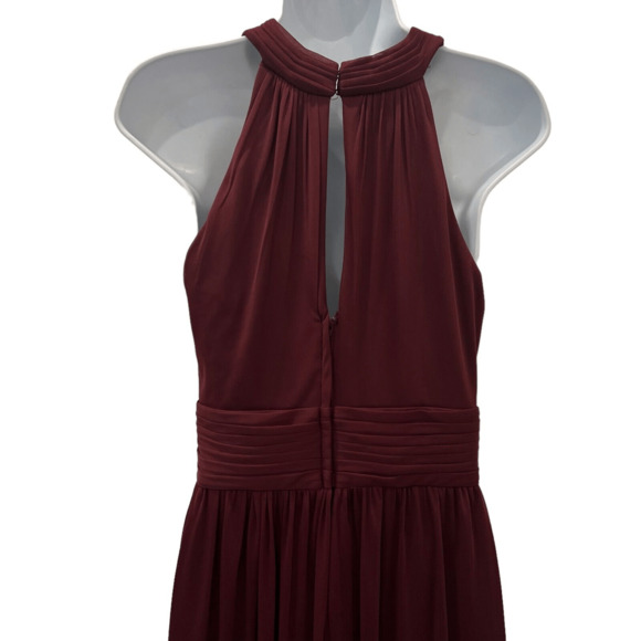 Celebrate DB Studio Full Length Bridesmaid Dress Wine Size 8 Prom Wedding - Picture 9 of 14